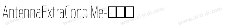 AntennaExtraCond Me字体转换